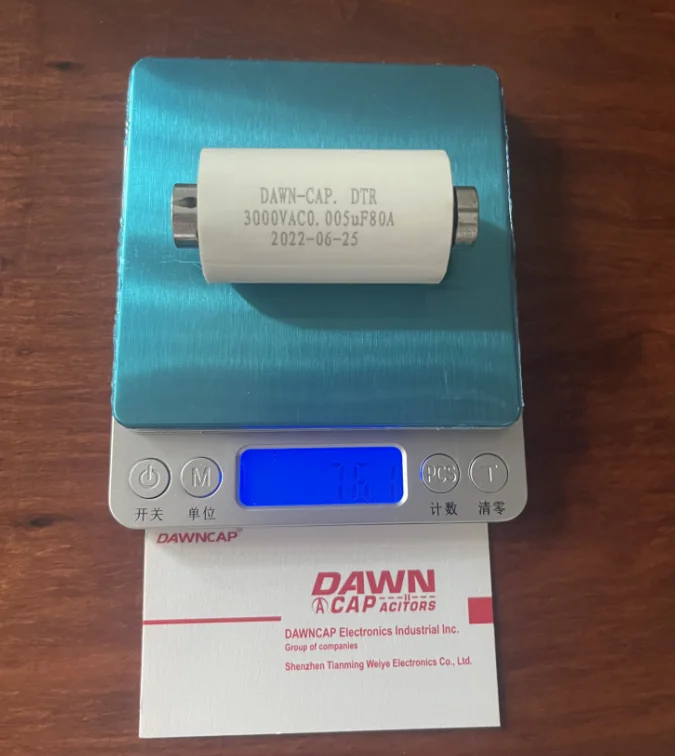 DAWNCAP DTR  0.005UF  5000pF  6000VDC  3000VAC 80A High Power  Resonant  Capacitor