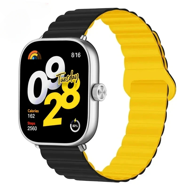 Magnetic Watchbands for Redmi watch 4 5 strap WristBand sport Bracelet Silicone Loop for xiaomi mi band 8 pro 9 pro Accessories image 2