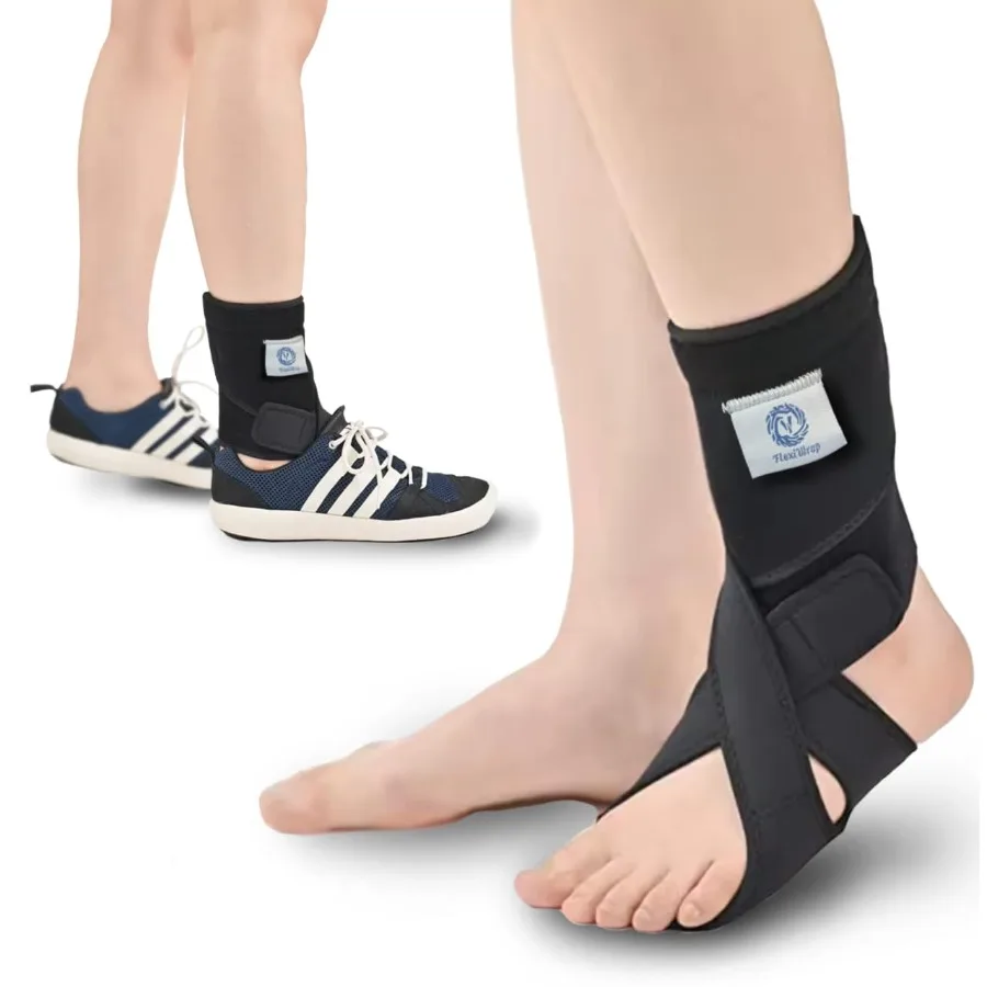 

Foot Drop Brace - AFO Ankle Brace - Support for Walking and Sleeping Soft Night Splint Ankle Stabilizer for Foot and Ankle Supp