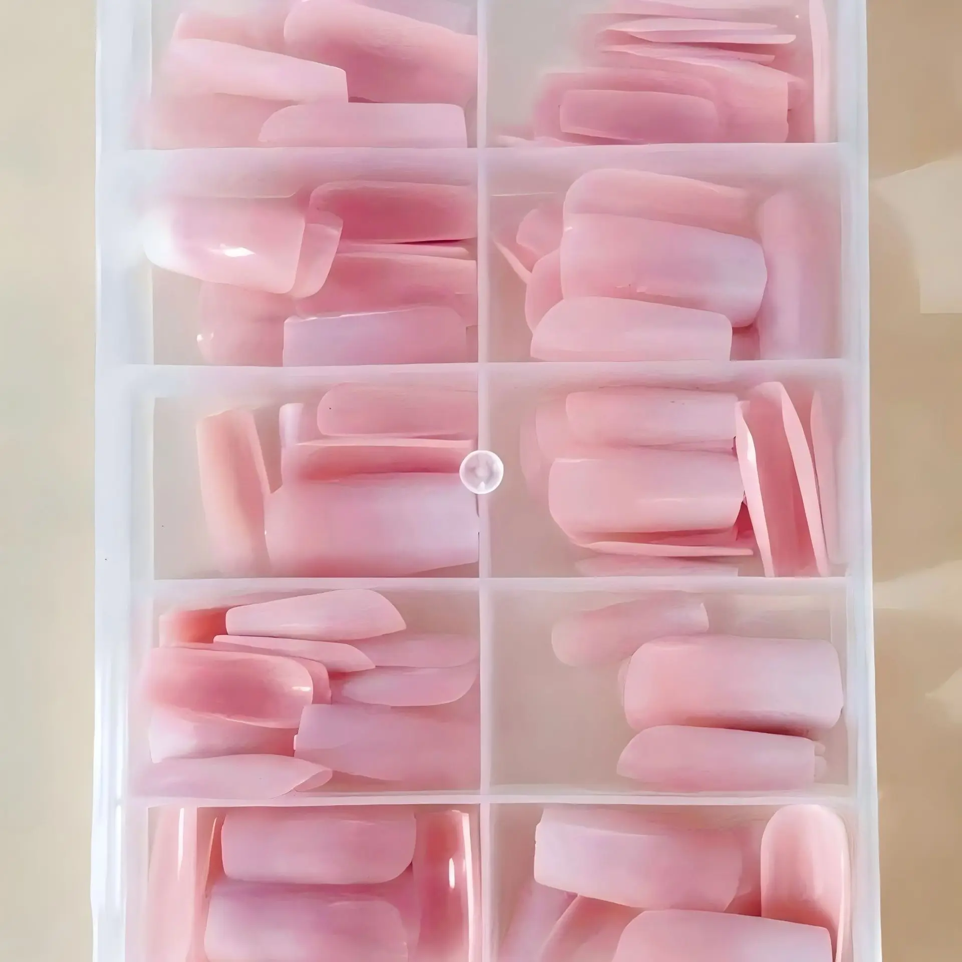 120 قطعة من الأظافر الوردية إلى البيضاء المتدرجة المضغوطة لامعة طويلة مربعة أومبير الفرنسية الأظافر المزيفة غطاء كامل أطراف أصابع كاذبة يمكن ارتداؤها TD