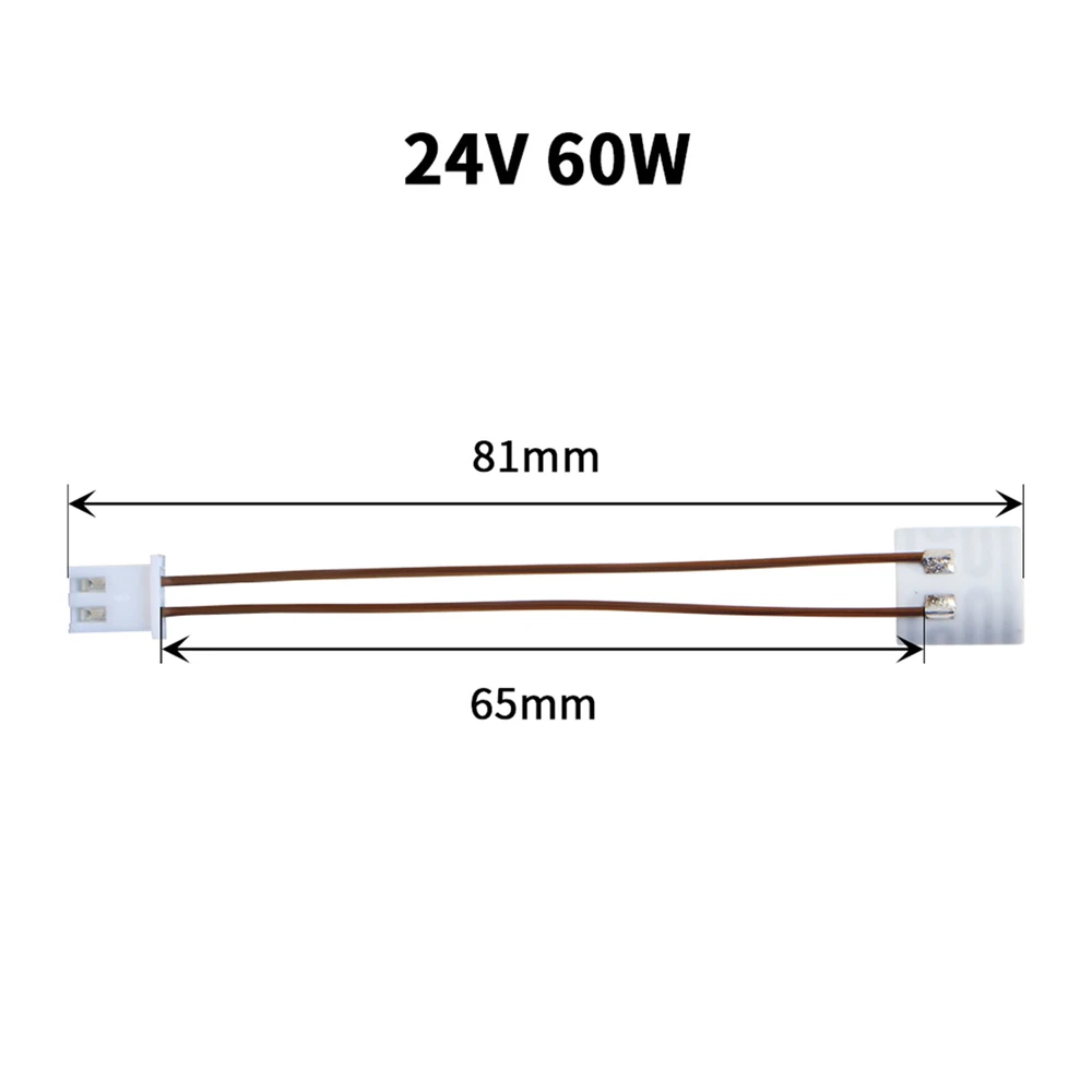 Per Creality K1/K1 Max Termistore Riscaldatore in ceramica Accessori Anello di riscaldamento in ceramica Tubo 24V 60W Alta conduttività termica