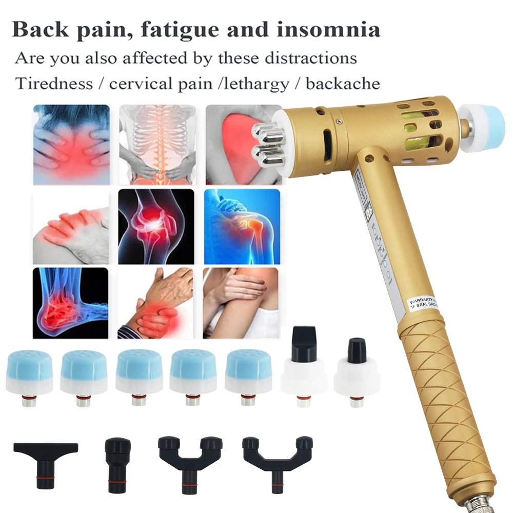 Shockwave Therapy Machine Energy Adjustable ED  Treatment 3in1 Shock Wave For Electric Spine Massager Corrector Tool