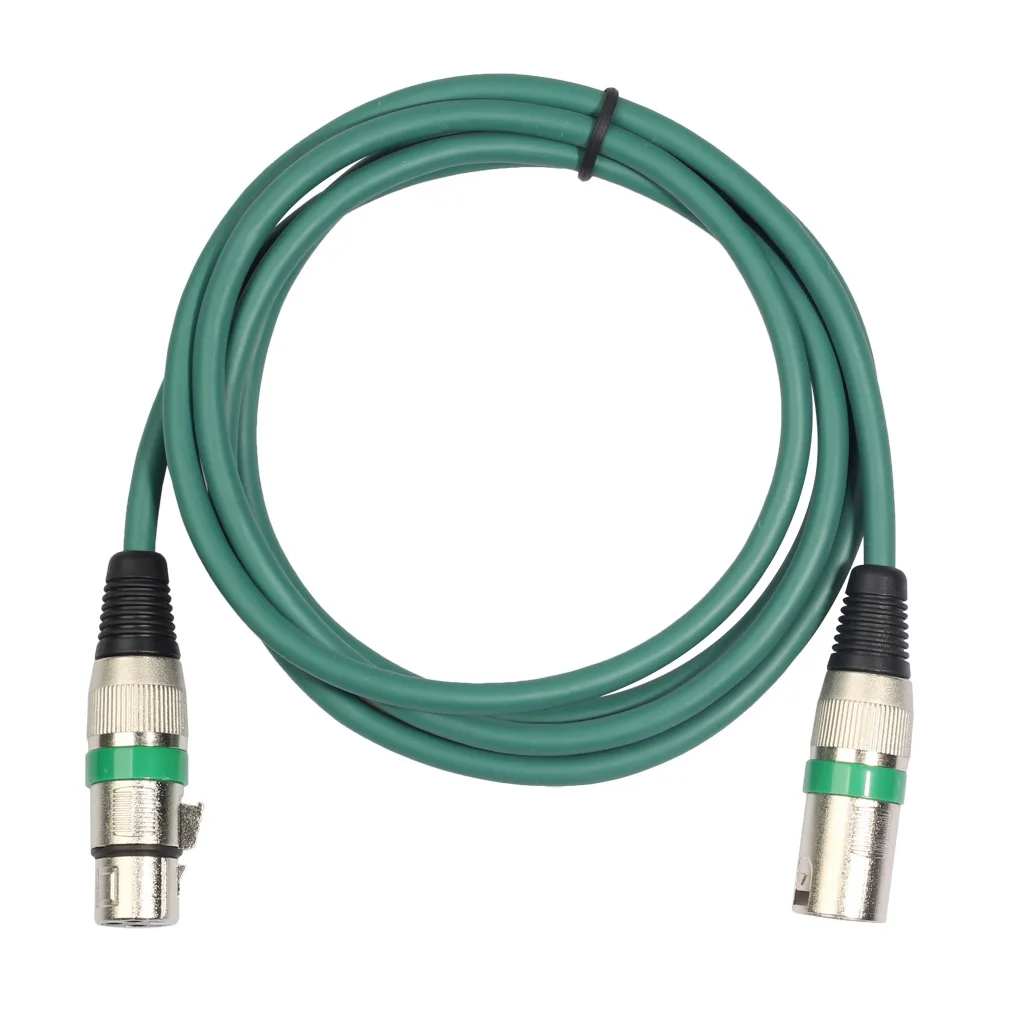 

XLR male to female audio cable, sound mixer, electric guitar, microphone, DMX stage light control cable