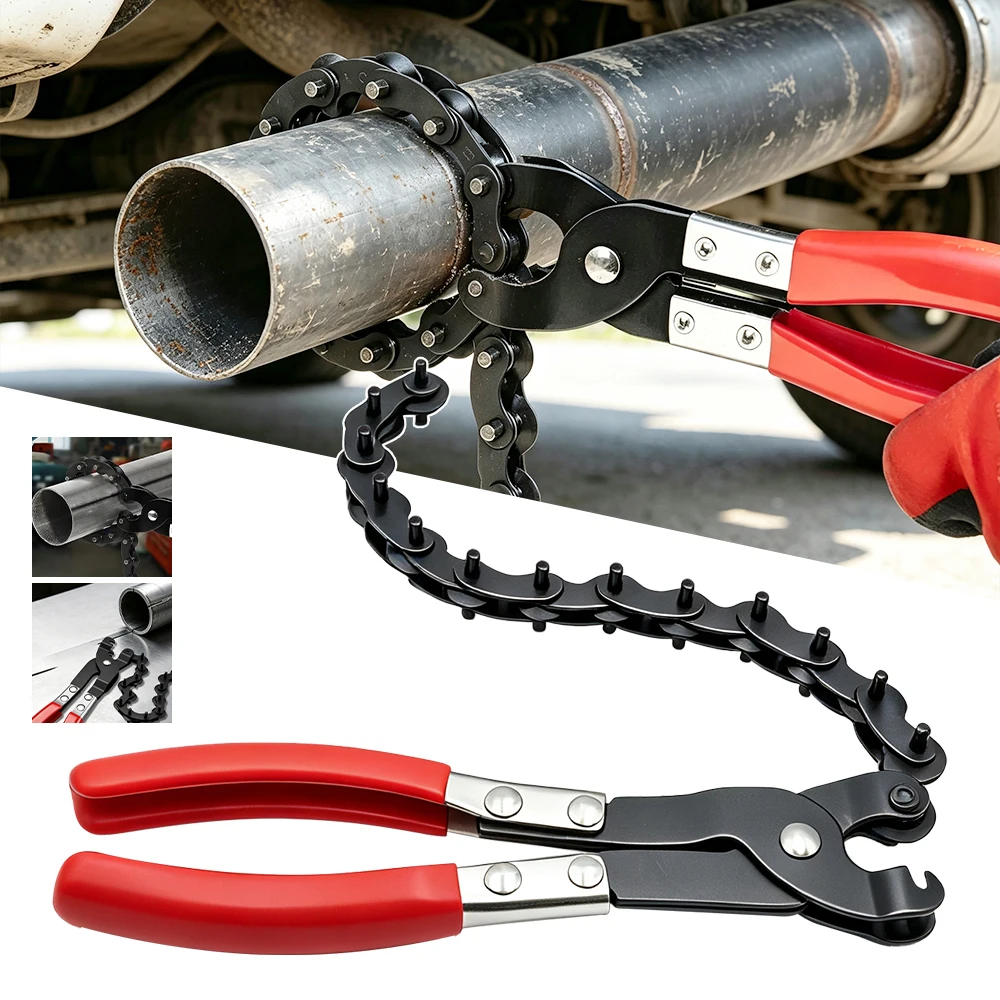 Car Exhaust Hanger Puller Tool Tire Removal Tool Removal Plier Car Exhaust Rubber Pad Plier