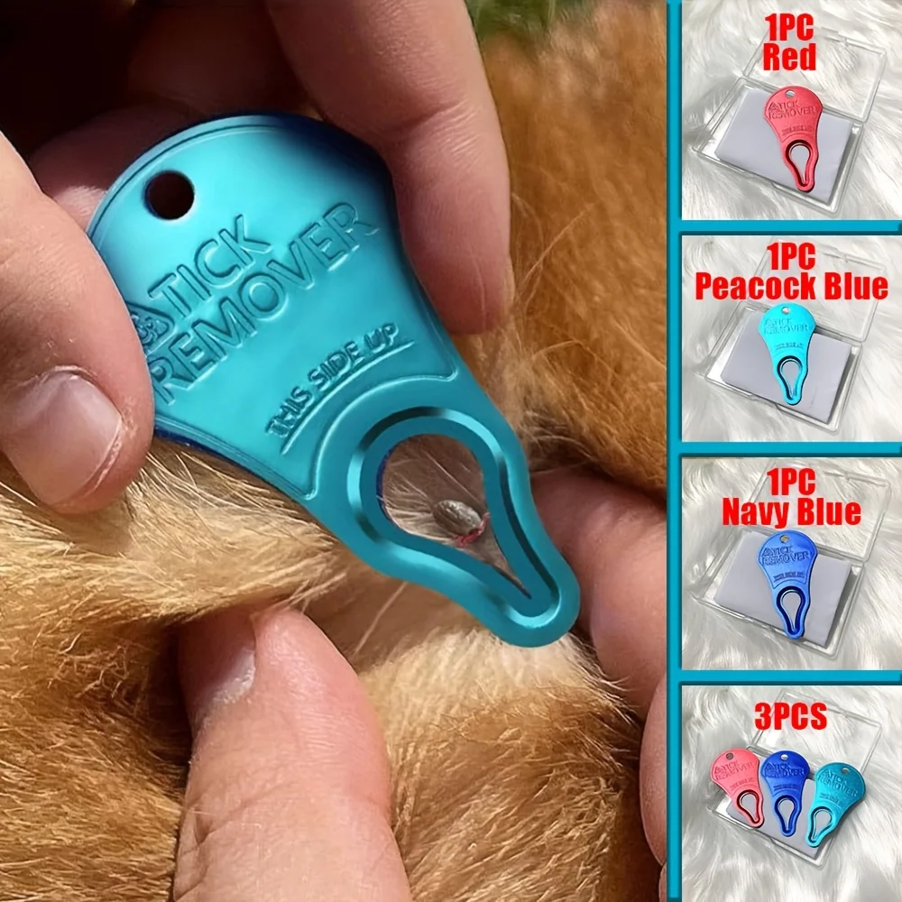 Tick Remover Tool 3 Pack, Suitable for Pets, Animals, and Humans, Portable Outdoor Living Essential Pain-Free Tick Remover Tools