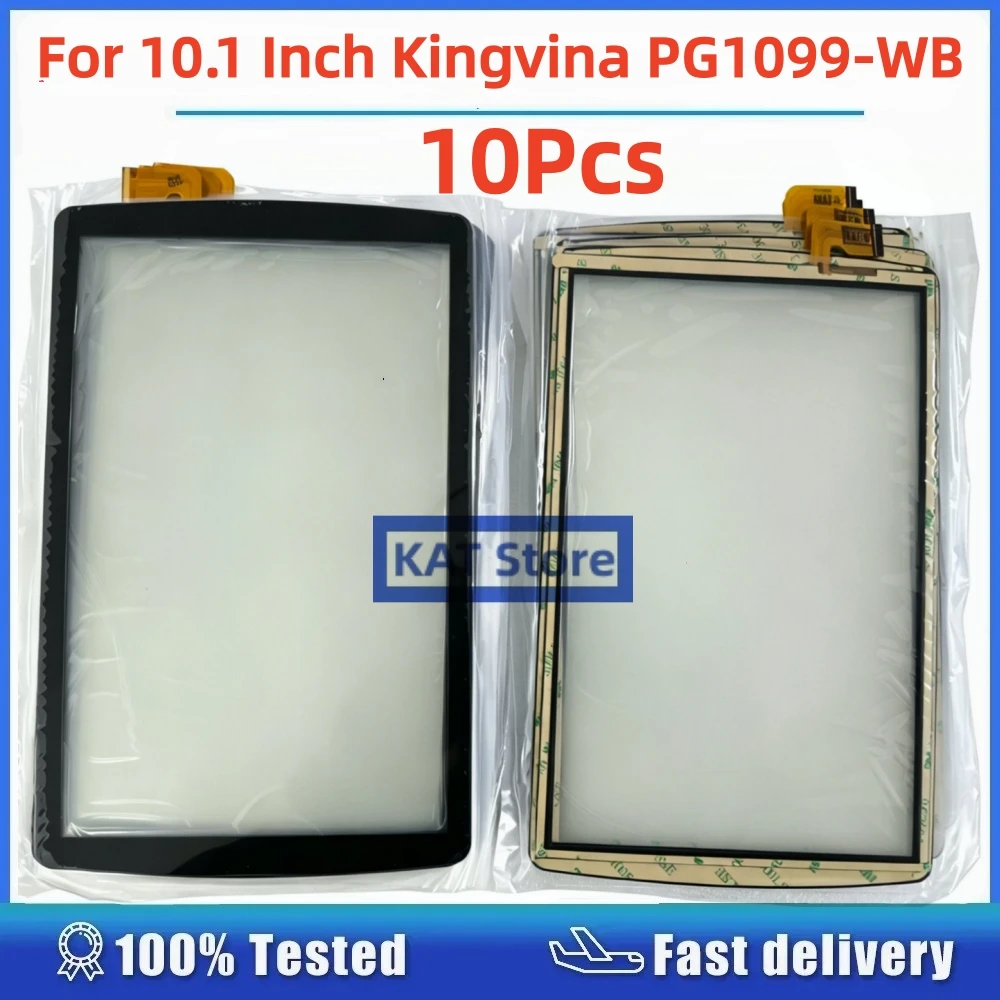 10 Uds. Para tableta Kingvina PG1099-WB de 10,1 pulgadas, pantalla táctil capacitiva externa, Sensor digitalizador de repuesto multitáctil