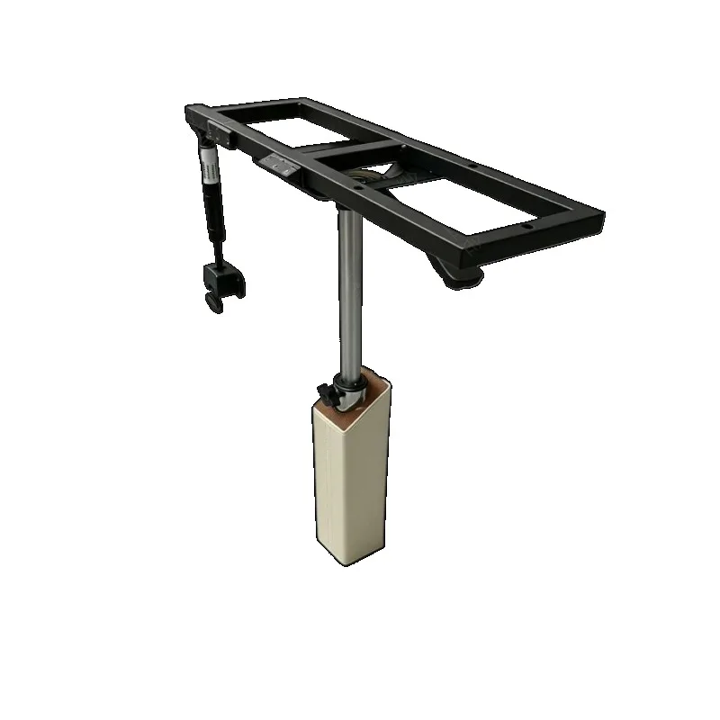 For bracket tray lifter with flip, movable pneumatic lift table
