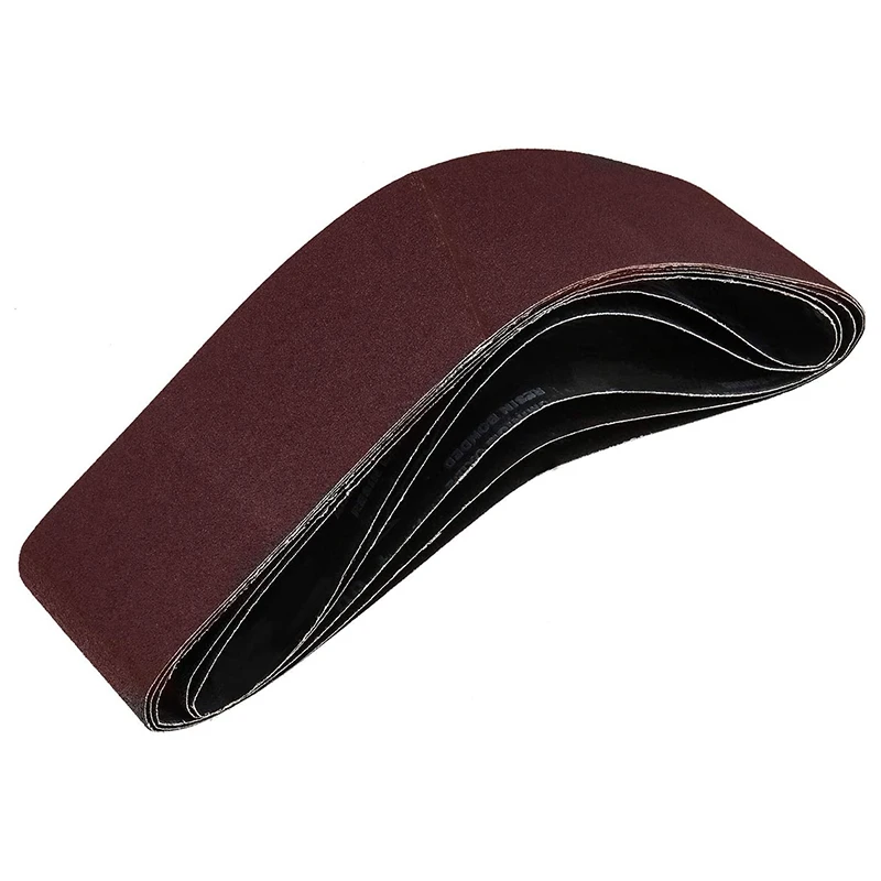 

10Pcs Aluminum Oxide Sanding Belts 60/80/120/180/240 Grit Sandpaper 100X915mm For Belt Sander Polishing Grinding