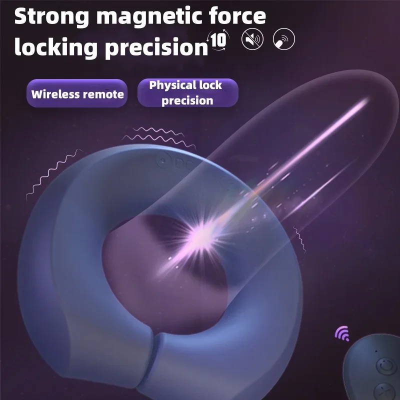 커플의 오랜 전쟁과 공동 진동 자위기구, 남성용 리모컨 자석 잠금 정자 반지, 지속 시간 연장 성인