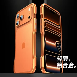 Metal Frame For iphone 17 16e 16 15 14 13 11 Pro Max Aluminum Alloy Case Bumper 12 Mini X Xs XR SE2020 7 8 Plus Shockproof Cover