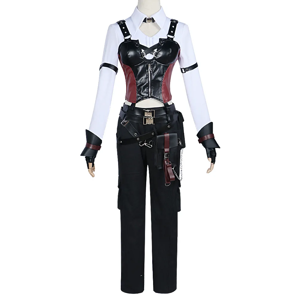 Love and Deepspace Hunter Costume Cosplay Halloween Party Deepspace Hunter Uniform Disfraz Mujer adulte per abbigliamento Cool Girl