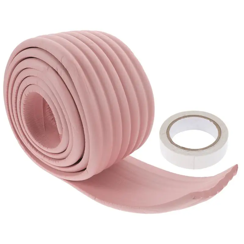 Mousse de Couverture Auto-Adhésive pour Marches d'Escalier, Protecteurs d'Angle pour Enfants, Coussinets de Lit, Poignées de Lits de Bébé, Polymères d'Échelle Superposée, Rose