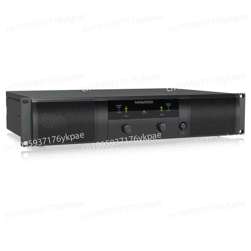 NX6000 2-Channel Power Amplifier 6000 Watts Class D Stage Line Array Speaker PA System, Music Equipment