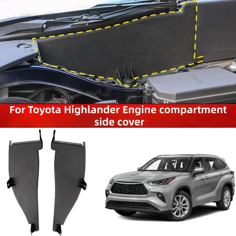 Geeignet für Toyota Highlander Motorhaube, Kratzschutz und Kotflügel, Motorhauben-Seitenschutz, Langlebiges Hitzebeständiges Auto-Zubehör – Detail 1