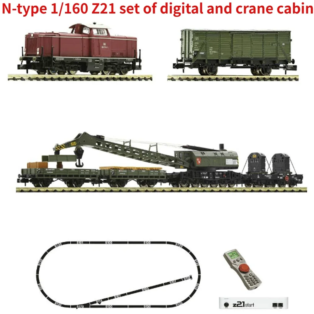 FLEISCHMANN N Type 1/160 Train Model Set 931899 Z21 Set Digital and Crane Carriage Train Model Toy Gift