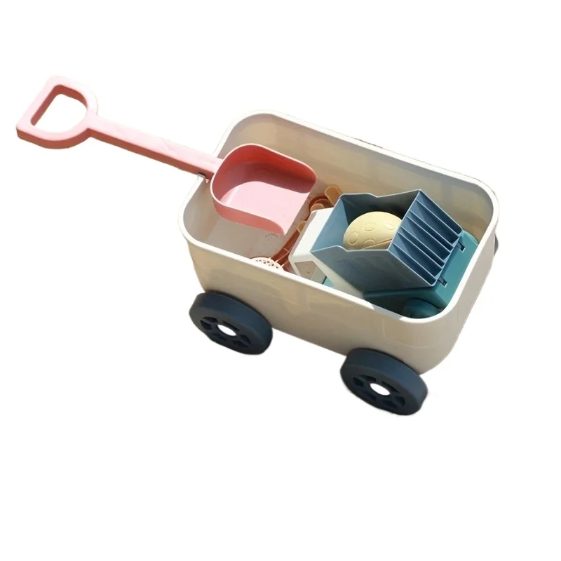 Beach Toys Sand Toys for Kids with Truck Car Sand Shovel Rake Sandbox Toys for Toddlers Kids Boys Cooking Pretend Play Kitchen