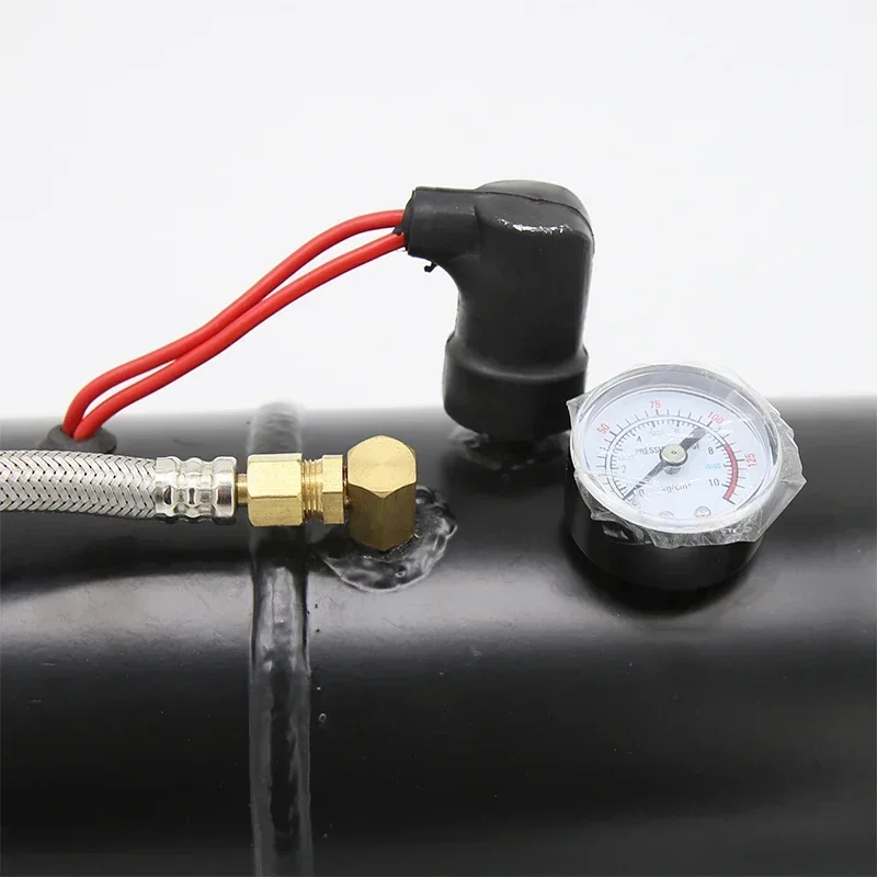 

120 PSI 12/24V DC Onboard Air Horn Compressor System Kit Suitable for Truck Cars SUV Boat Tractor RV Off-Road Vehicle Subwoofers