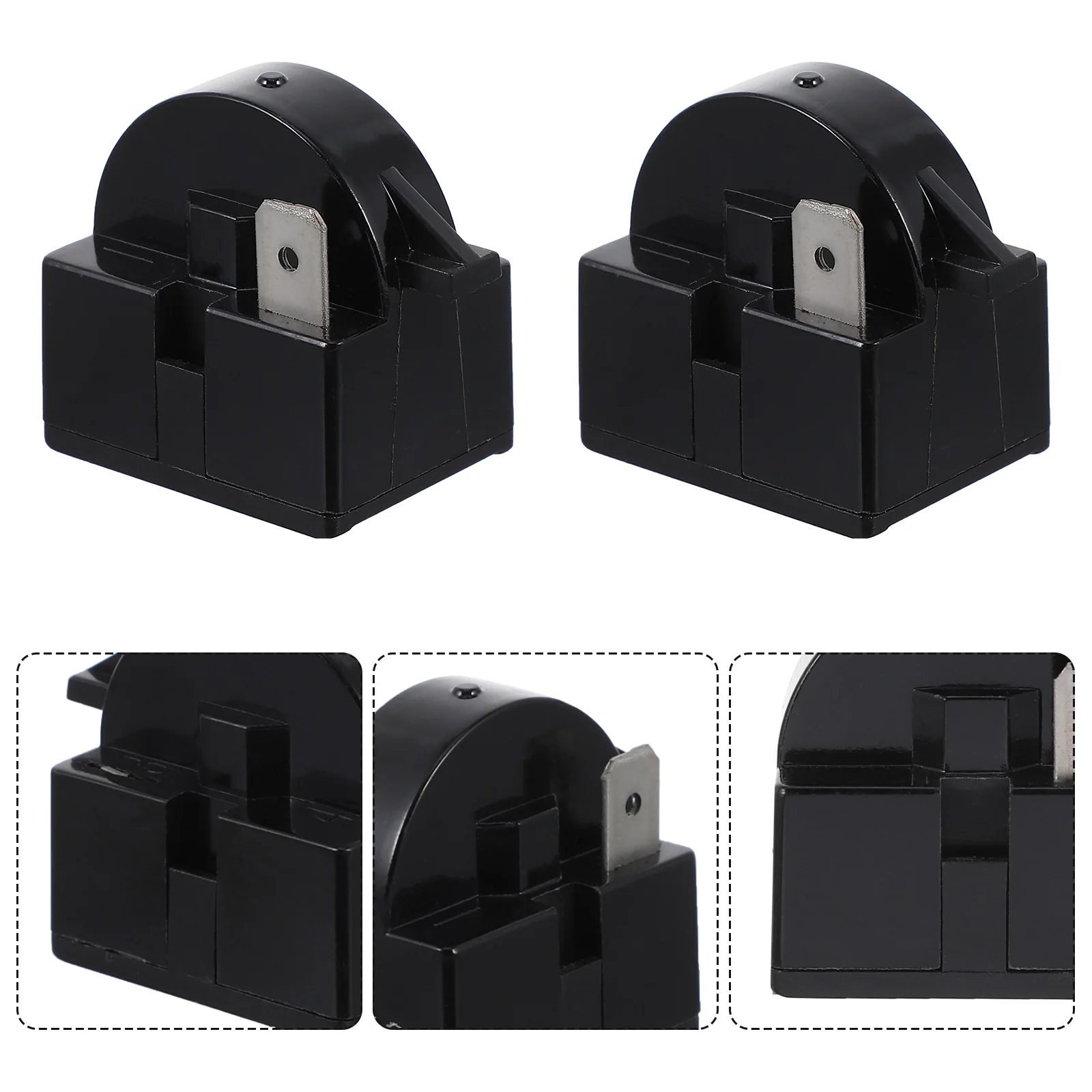 

3 Pcs Starter Insert Refrigerator Compressor Relay for Compact Mini Fridge Beverage Cooler Small Room