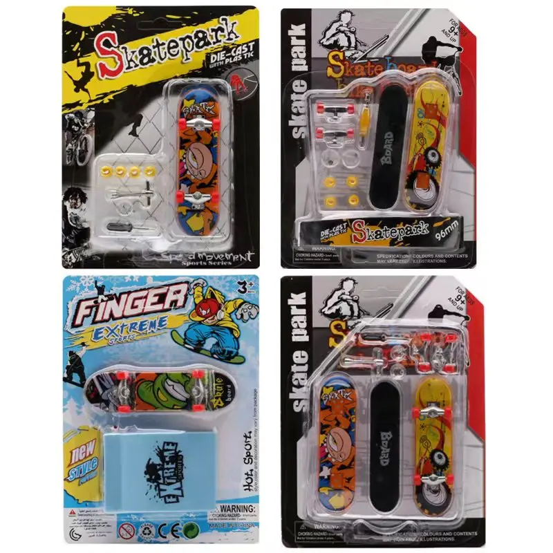 FingerBoard Finger Scooter Mini Finger Boards With Retail Box Skate Trucks Finger Skateboard for Kid Toys Children Gift