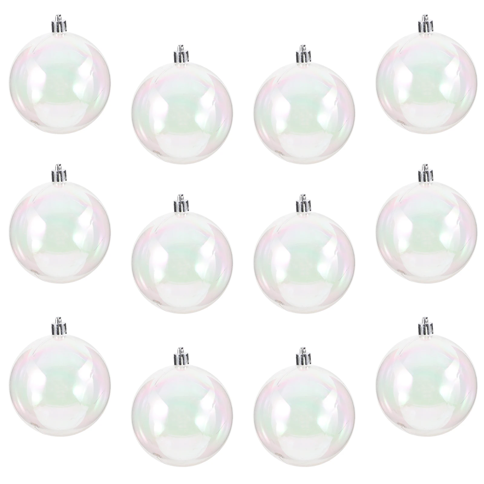 

12Pcs Transparent Colorful Xmas Decoration Balls Christmas Tree Hanging Ornaments Party Festive Decor Christmas Decoration Ball