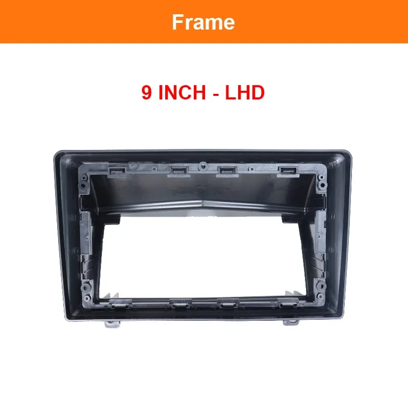 9INCH Car DVD Frame Audio Dash Trim Kits Facia Panel Radio Player screen Frame 2 Din For OPEL ASTRA Car (LHD）2004-2014 3