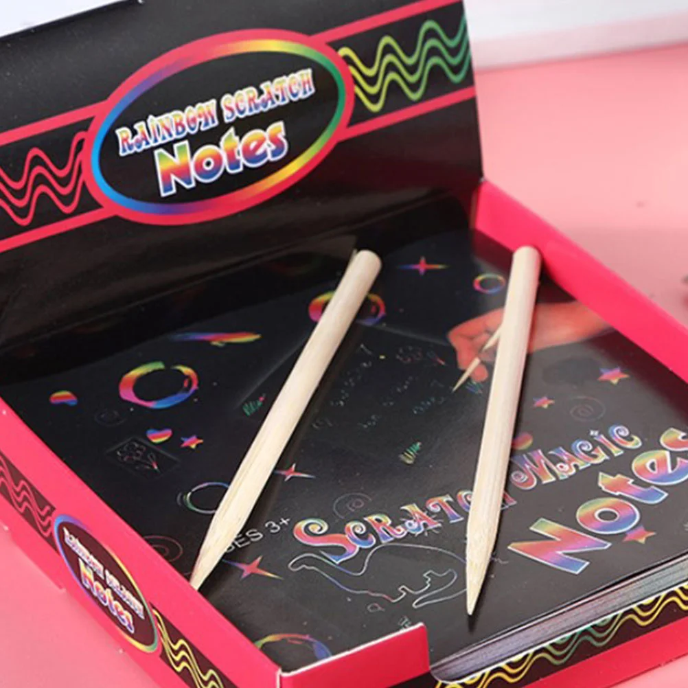 DIY Educational Scratch Paper Scratching Drawing Painting Papers Creative Scratch Drawing Paper Set