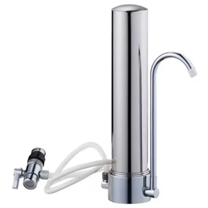 

Stainless steel household kitchen water purifier with ceramic filter activated carbon water purifier