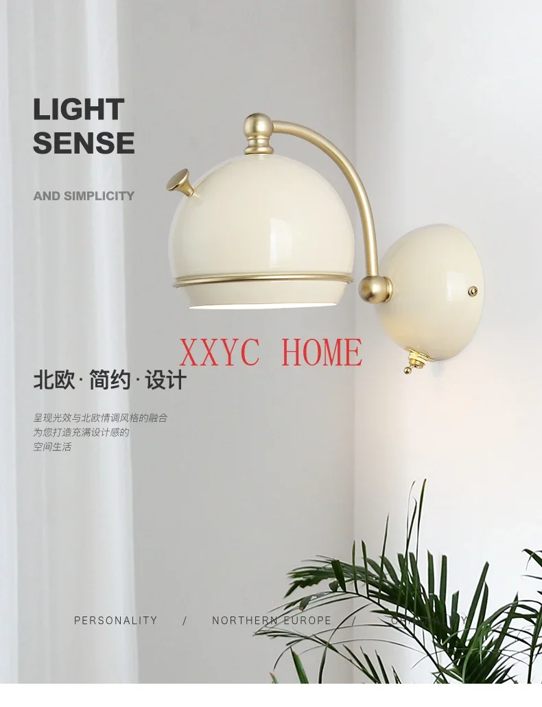 

Прикроватная лампа, декоративная настенная лампа в японском стиле ретро с выключателем