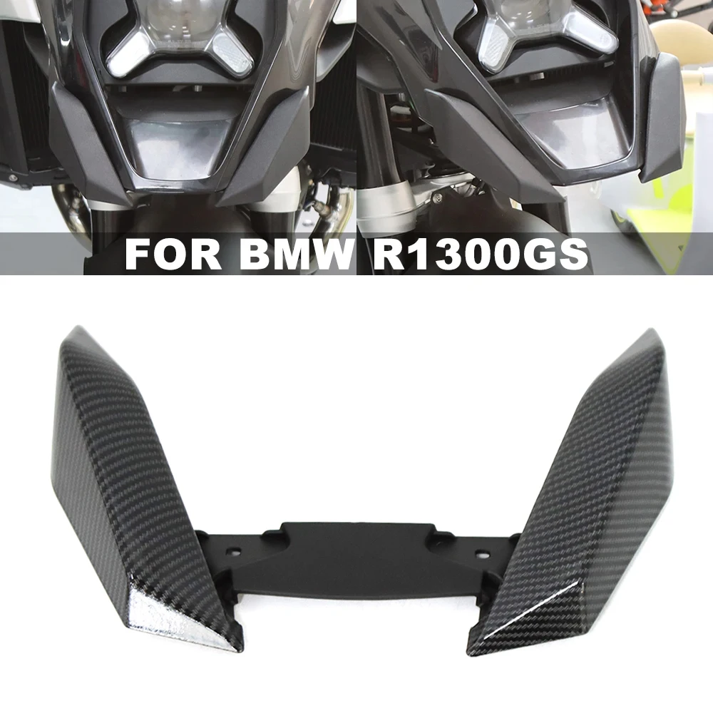

Carbon fiber pattern Motorcycle Front Beak Fairing Extension Wheel Extender Cover For BMW R1300GS R 1300GS 2023 2024