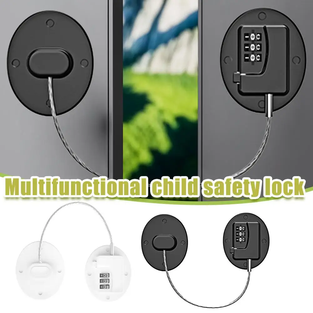 Armadietti di sicurezza per bambini Limitatore per finestra di casa Protezione di sicurezza per bambini Password Serrature Serratura per porta Prodotti Armadietti Cassetto per bambini L8N8