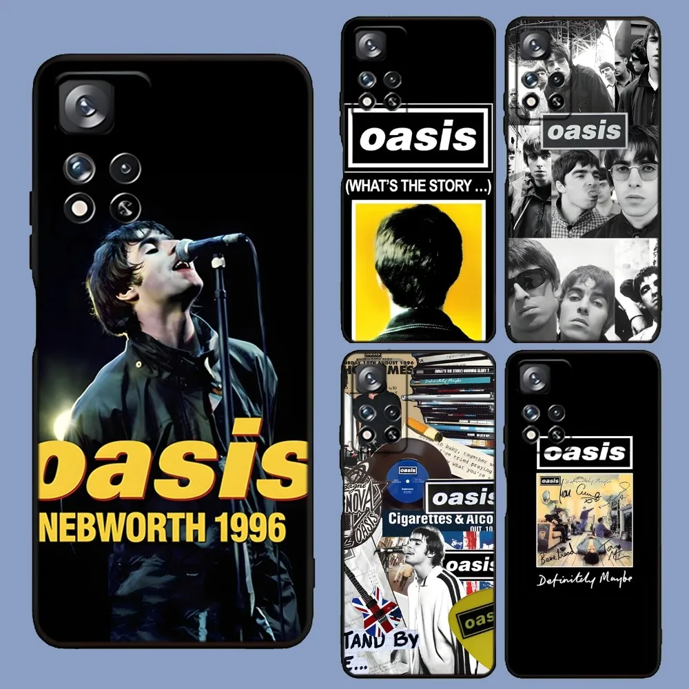 

Band O-Oasis Phone Case For Samsung Galaxy A13,A21s,A22,A31,A32,A52,A53,A71,A80,A91 Soft Black Cover