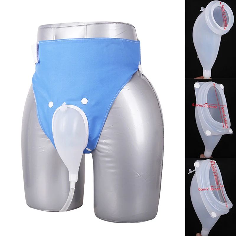 Male Female Toilet Reusable Hypo-allergenic Men Older Woman Silicone Urine Collector Bags Adults Urinal With Urine Catheter Bags