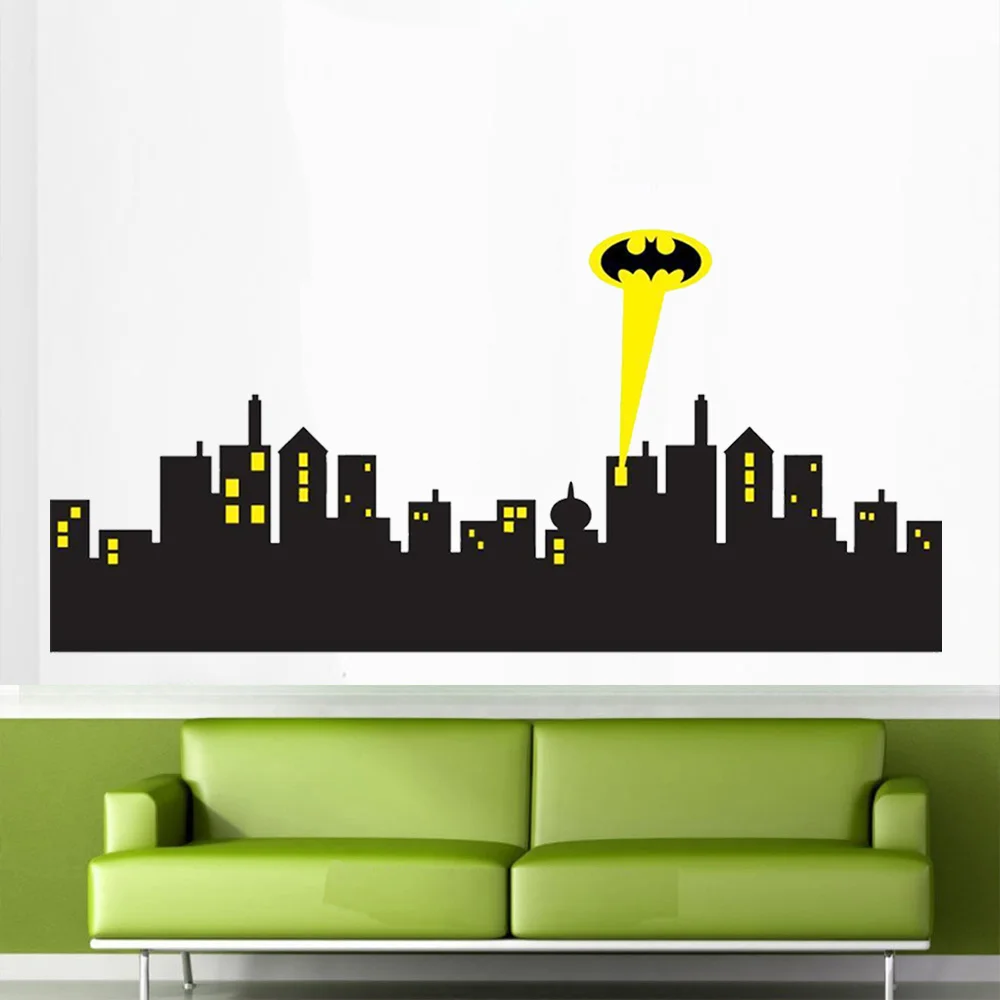 

Large Size Vinyl Wall Decal, San Diego City Skyline Silhouette, Travel Wall Sticker, Removable Murals, Home Decoration