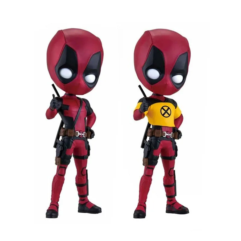 

Original Anime Figures Qposket Avengers 4 Deadpool Q Version Kawaii Doll Anime Figure Action Toys Model