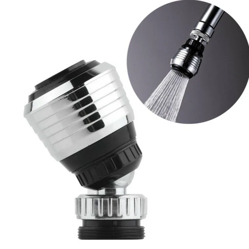 2Pcs Shower Tap Nozzle Diffuser Spray 360°Rotate Kitchen Faucet Aerator Water Saving Head Filter Nozzle Connector Bubbler