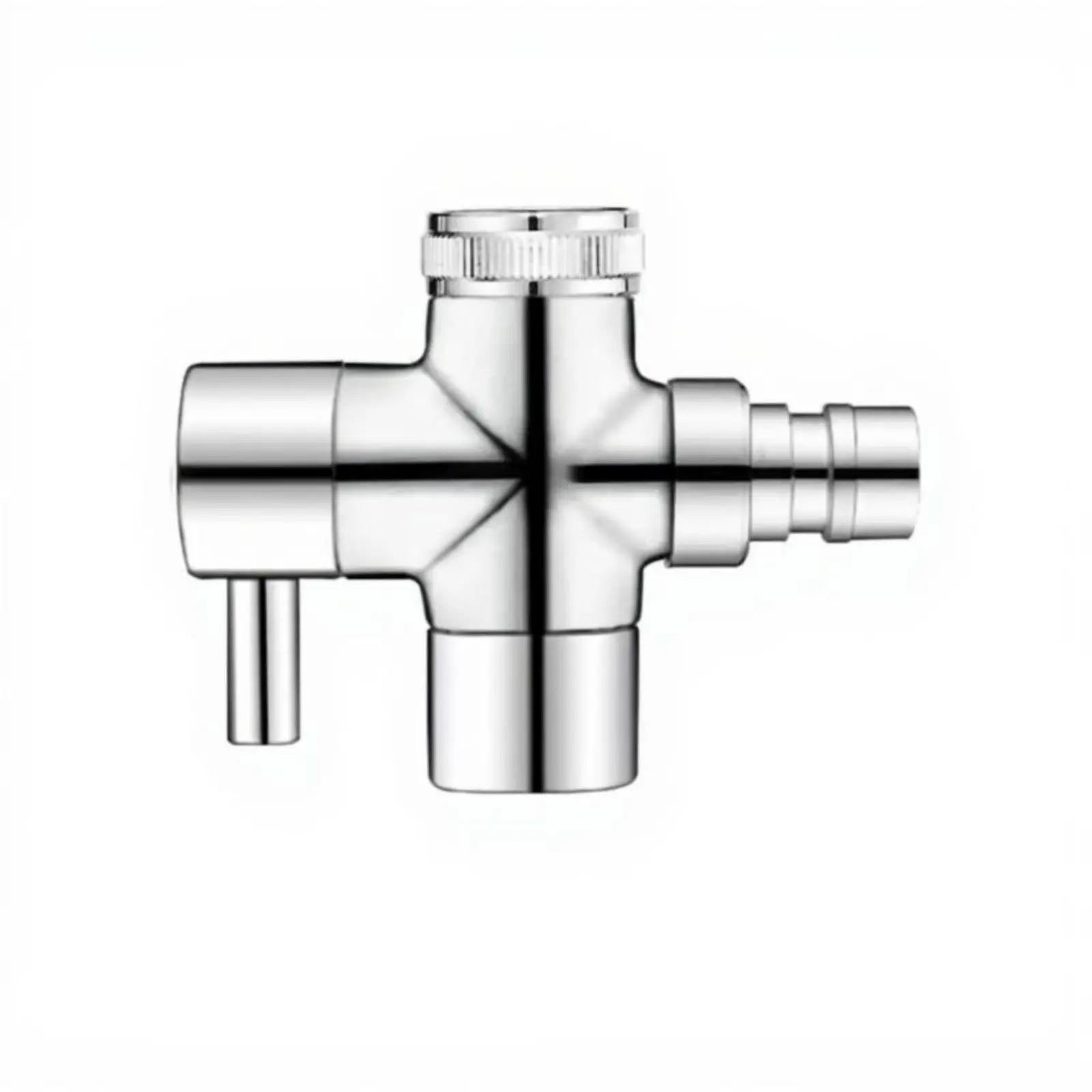 

Brass Faucet Splitter, Double Outlet Adapter, Kitchen Sink Connector, Universal Copper Converter