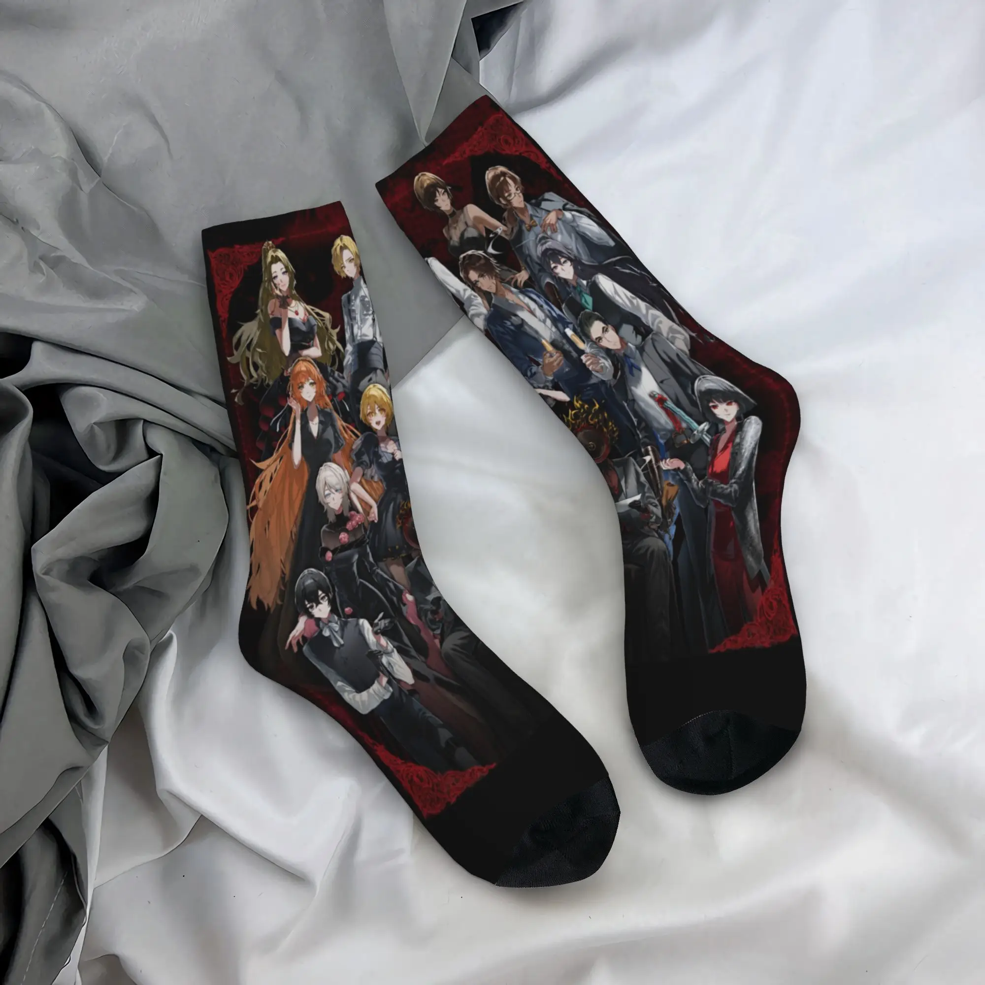 Unisex Limbus Company Project moon Socks Comfortable Casual  Socks Harajuku Merch Middle Tube Socks Birthday Present