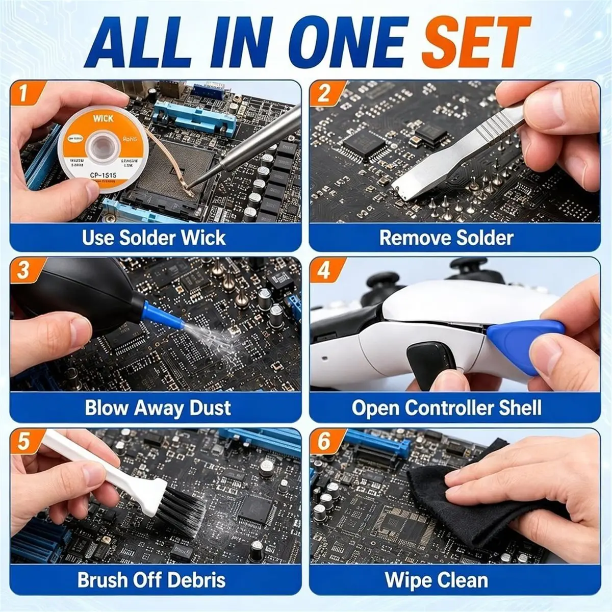 Pro Soldering Iron Tip for // Controller Joysticks - Desoldering Head for Easy Repair & Replacement