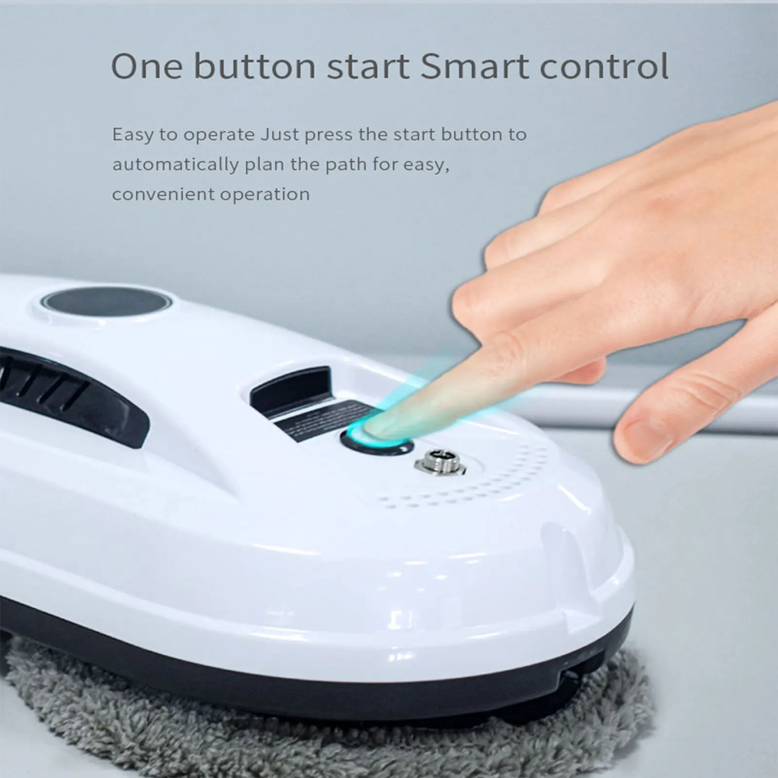 robot aspirateur nettoyage vitres – vue détaillée