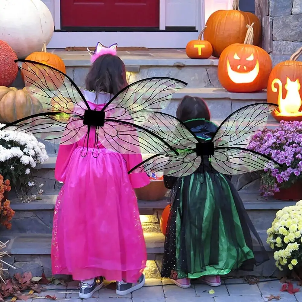 Alas de mariposa de hadas para niñas, alas de mariposa para niñas, vestido para adultos