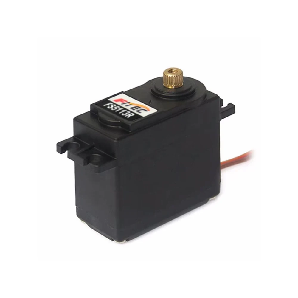 FEETECH FS5113R 6V 13KG Servo Digital Metal Gear 360 °   Servomotor de dirección continua para robot de coche inteligente DIY