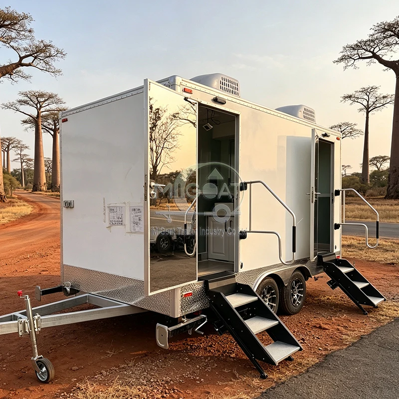 Luxury Plastic Portable Toilet Mobile Toilets Enclosed Design for Hospital Wholesale Factory Manufacturer