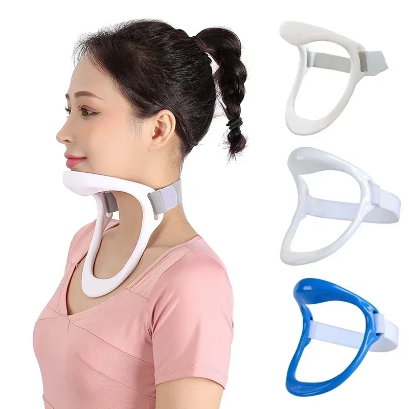 Corrector de postura para el cuello, soporte para mejorar el dolor causado por la circunferencia, ajustable y correcto