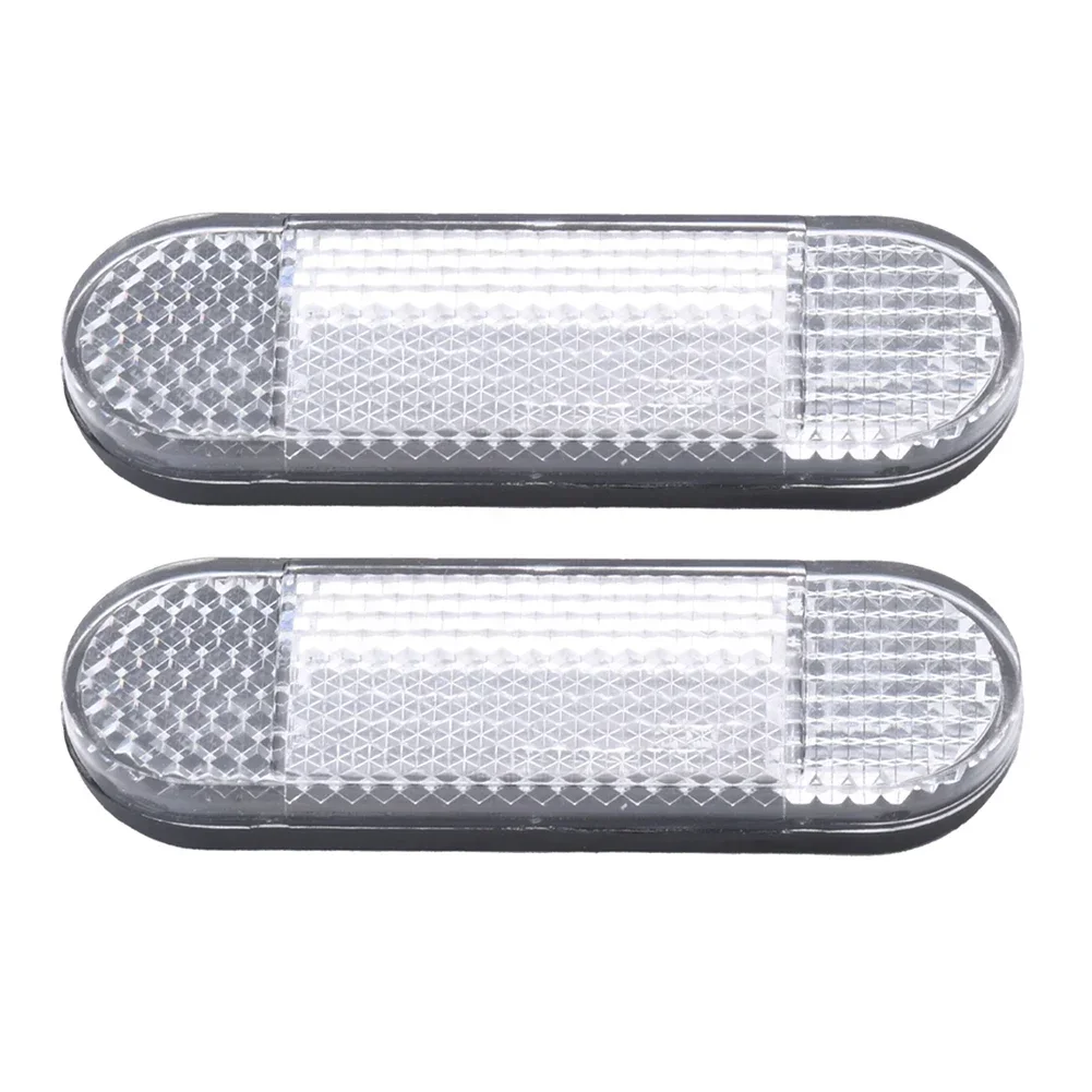 Practical 2 X Reflector And Easy To Use 7.5*2.3*0.8cm For -Xiaomi 4Pro Front Reflective Tube Night Warning Plastic