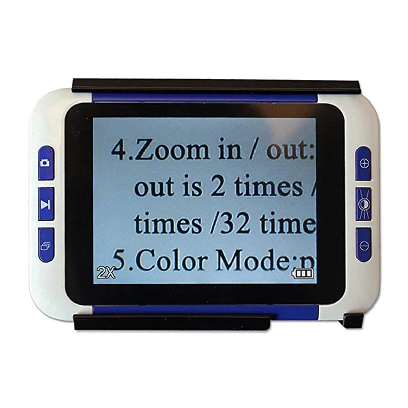 

BOBLOV 2-32X 3.5" Color LCD lupa Electronic Reading Digital Magnifier Low Vision for Reading Aid loupe electronique vergrootglas