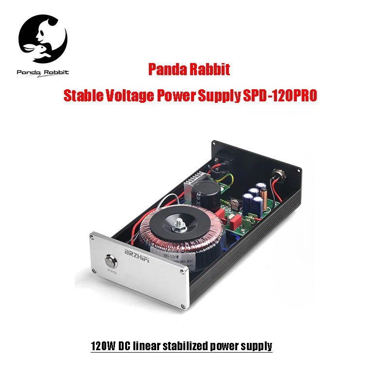 

Panda Rabbit 120W DC Linear Stabilized Power Supply DC Output 5V-24V Voltage Optional Default 12V Hard Disk Box NAS Circuit