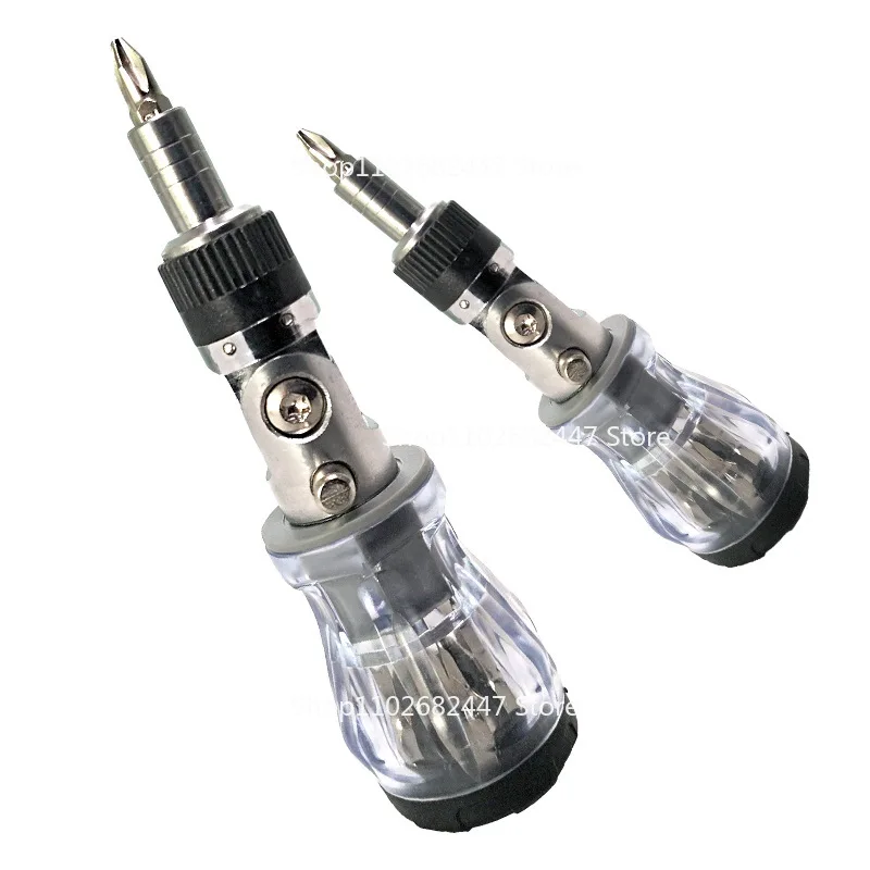 

Универсальная многоугольная поворотная отвертка с храповым механизмом, многофункциональные ручные инструменты с высокой твердостью