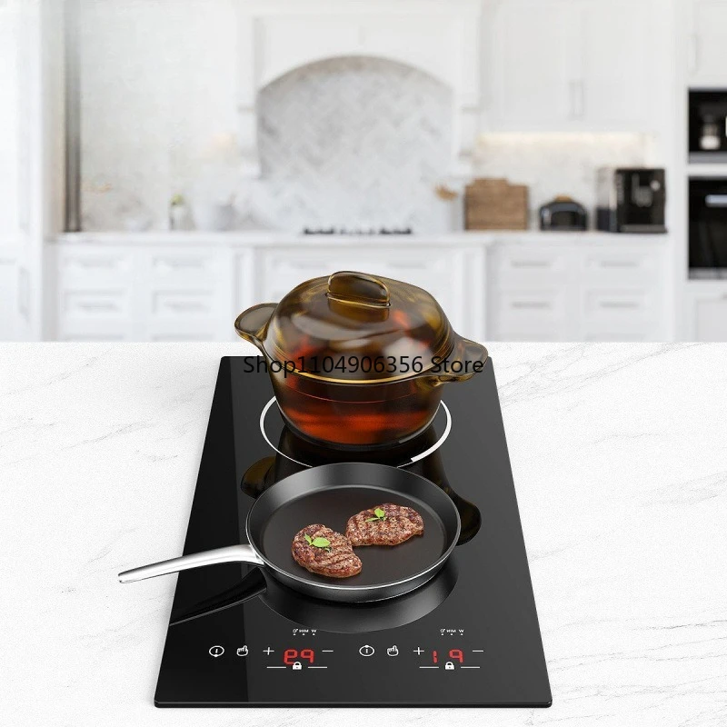 for induction cooker Vertical electric ceramic cooker Commercial full-page double-head cooker Light wave  Kitchenware