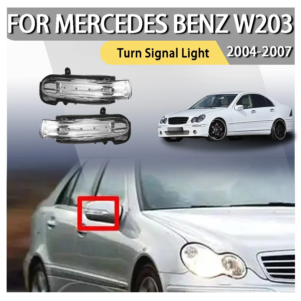 

Turn Signal Light For Mercedes Benz W203 4 Door 2004-2007 Car Door Rearview Side Mirror Indicator Lamp Marker Amber A2038201521