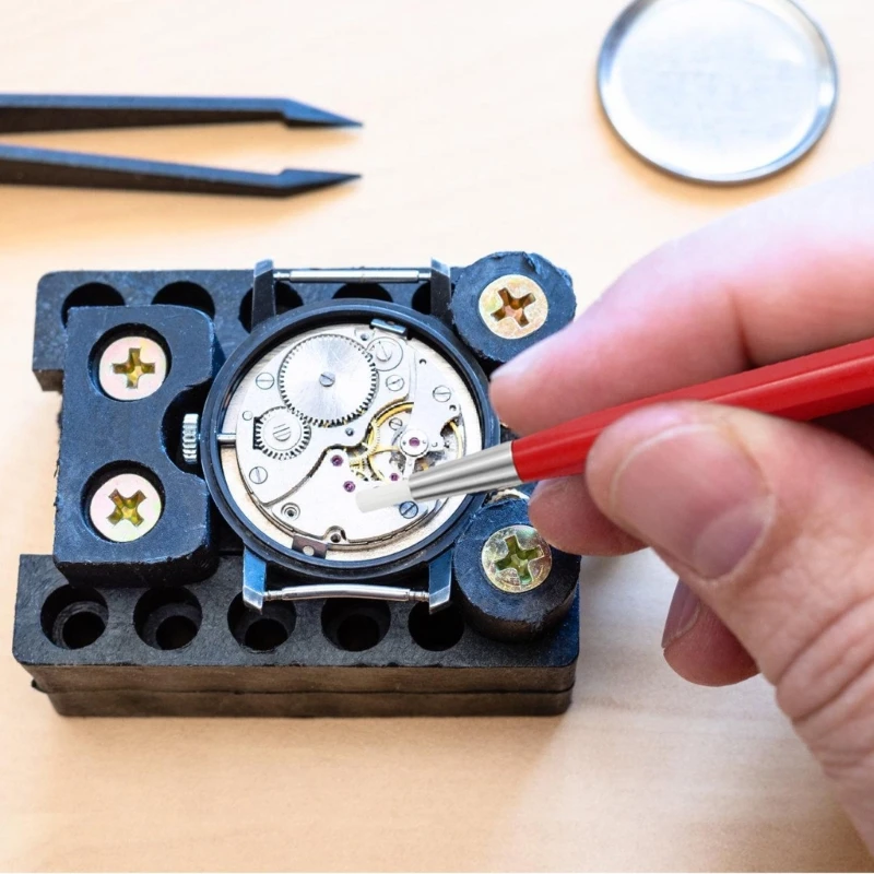 ipiip 3 pezzi penna a pennello per rimuovere ruggine per riparazione orologio penna a pennello per pulizia delle